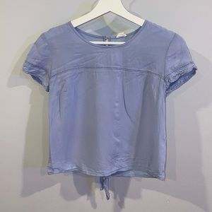 garage light blue dress shirt with pattern